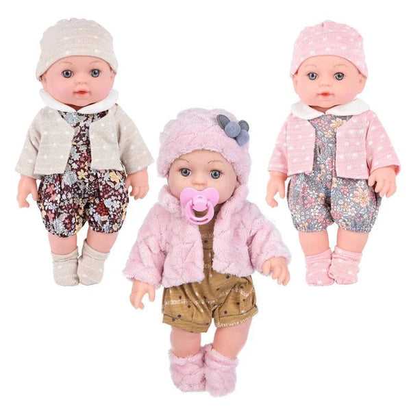 Planet Gates 12in/30cm Doll Baby Simulation Soft Appease Be Education Reborn Doll Accessories Birthday Christmas kids Children's Day Gift