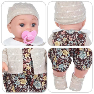 Planet Gates 12in/30cm Doll Baby Simulation Soft Appease Be Education Reborn Doll Accessories Birthday Christmas kids Children's Day Gift