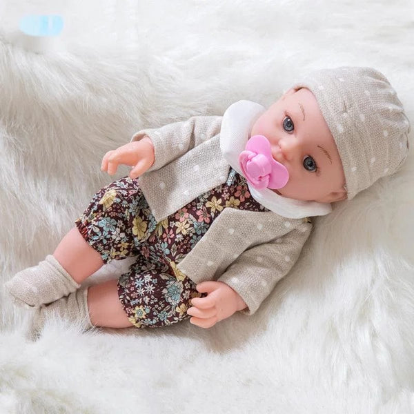 Planet Gates 12in/30cm Doll Baby Simulation Soft Appease Be Education Reborn Doll Accessories Birthday Christmas kids Children's Day Gift