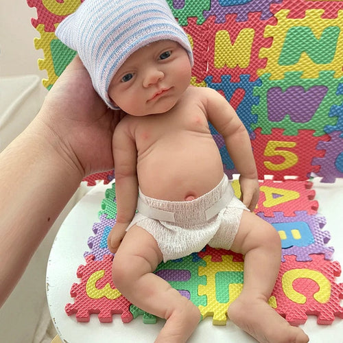 Planet Gates 12inch / Boy Toby / CHINA 12"  Micro Preemie Full Body Silicone Baby Doll Boy "Toby" & Girl "Luna" Lifelike Reborn Doll Surprice Children Anti-Stress