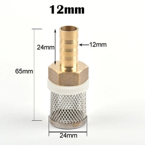 Planet Gates 12mm / CHINA 6-19mm Stainless Steel Mesh Filter 1/2" Female Inch Garden Irrigation Pump Protection Hose Water Cleaning Mesh Brass Filter
