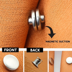 Planet Gates 12pairs Curtain Magnets Tiebacks, Curtain Magnets With Back Tack, Curtain Magnetic Holdback Button, curtain buckle, For Home Bedroom Office Curtain Draperies