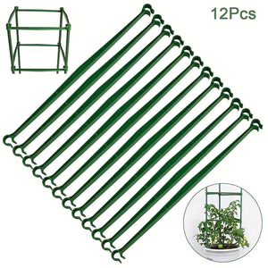 Planet Gates 12PCS 12pcs Garden Vegetables Stakes For Plant Cage Support Tomato Cage For Vertical Climbing Plants For 11mm Stake