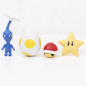 Planet Gates 12Pcs/24Pcs/48Pcs Super Mario Bros Action Figures Kawaii Bowser Anime Figure with Storage Bag for Children Toys Gifts