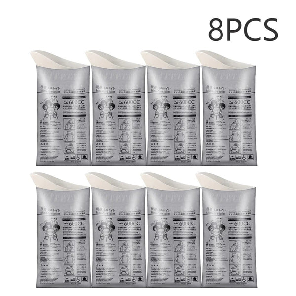 Planet Gates 12pcs 4-20PCS Outdoor Emergency Urine Bags 700ml Disposable Travel Mobile Toilet Portable Urinal Bag for Female Baby Male Vomiting Bag