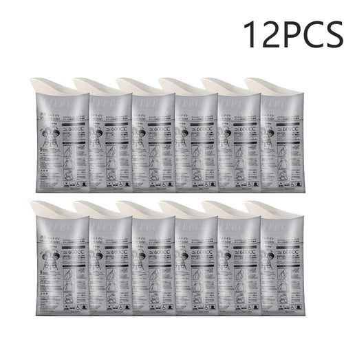 Planet Gates 12pcs 4-20PCS Outdoor Emergency Urine Bags 700ml Disposable Travel Mobile Toilet Portable Urinal Bag for Female Baby Male Vomiting Bag
