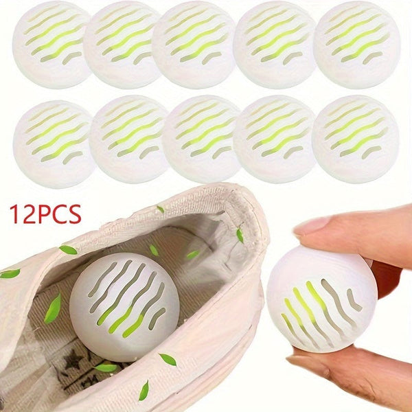 Planet Gates 12pcs 6/12pcs Shoe Deodorant Balls, Long-lasting Aromatic Freshener Deodorant Solid Air Cleaning Balls, Deodorant Aromatherapy Bags, Home Decor, Room Decor, Aromatherapy Gift