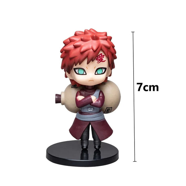 Planet Gates 12Pcs -7cm NO box Hot 12pcs/set Anime Naruto Shippuden Hinata Sasuke Itachi Kakashi Gaara anime figure Q Version PVC Figures Toys Dolls Kid Gift