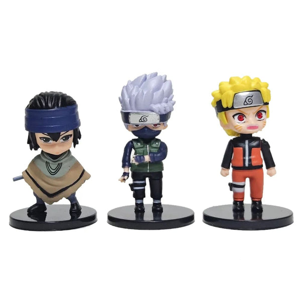 Planet Gates 12Pcs -7cm NO box Hot 12pcs/set Anime Naruto Shippuden Hinata Sasuke Itachi Kakashi Gaara anime figure Q Version PVC Figures Toys Dolls Kid Gift