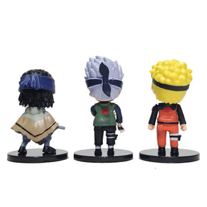Planet Gates 12Pcs -7cm NO box Hot 12pcs/set Anime Naruto Shippuden Hinata Sasuke Itachi Kakashi Gaara anime figure Q Version PVC Figures Toys Dolls Kid Gift