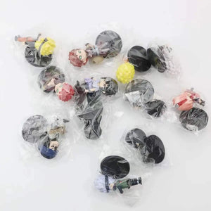 Planet Gates 12Pcs -7cm NO box Hot 12pcs/set Anime Naruto Shippuden Hinata Sasuke Itachi Kakashi Gaara anime figure Q Version PVC Figures Toys Dolls Kid Gift