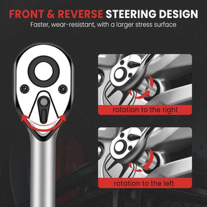 Planet Gates 12pcs AIRAJ Socket Wrench 12 Piece Set Extension Rod Multi-function Ratchet Spanner Set Car Motorcycle Repair Hand Tool Set