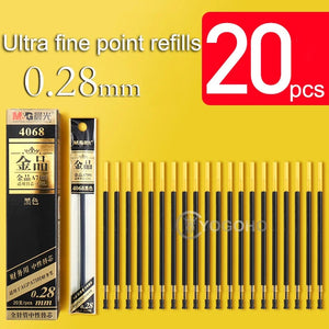 Planet Gates 12pcs/box 0.28mm Ultra Fine Gel pen Creative cute Simple Quick drying Cap neutral pen journal supplies