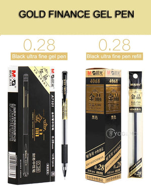 Planet Gates 12pcs/box 0.28mm Ultra Fine Gel pen Creative cute Simple Quick drying Cap neutral pen journal supplies