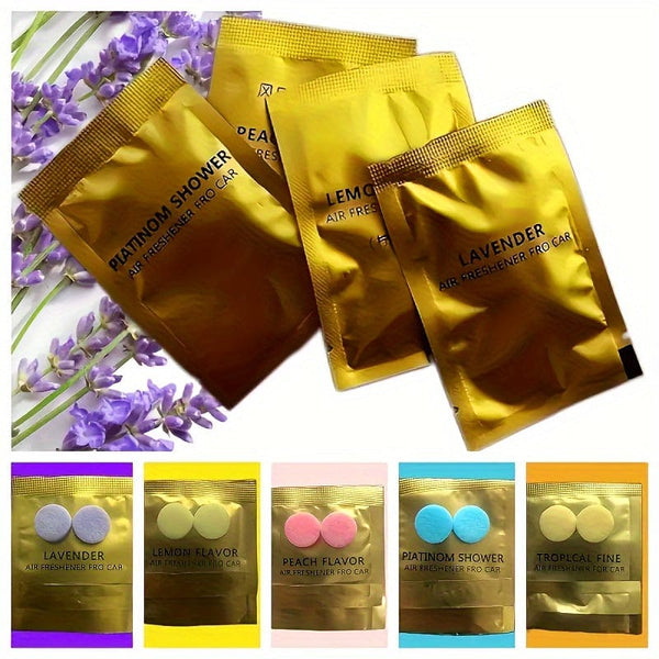 Planet Gates 12pcs Car Perfume Tablets, Air Fresheners Refills Suitable For Car Interior And Family Fragrance For A Long Time