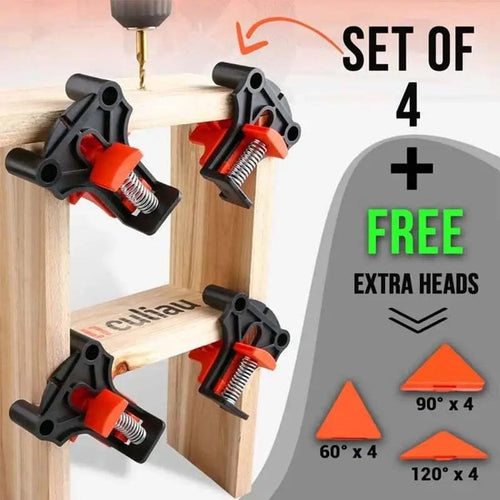 Planet Gates 12pcs / CHINA 12PCS Clamp Set 60/90/120 Degrees Corner Clamp Wood Angle Clamps Woodworking Frame Clamp Corner Holder Woodworking Hand Tool