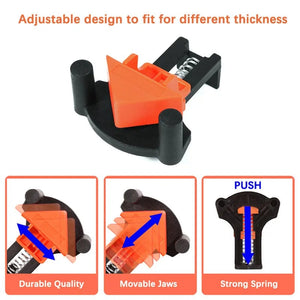 Planet Gates 12pcs / CHINA 12PCS Clamp Set 60/90/120 Degrees Corner Clamp Wood Angle Clamps Woodworking Frame Clamp Corner Holder Woodworking Hand Tool