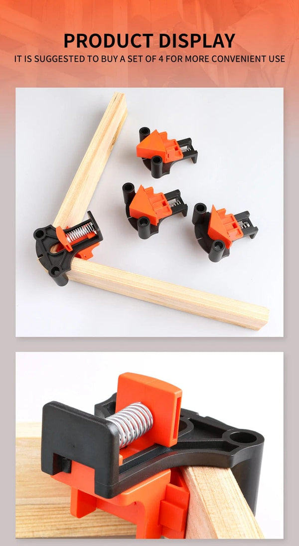 Planet Gates 12pcs / CHINA 12PCS Clamp Set 60/90/120 Degrees Corner Clamp Wood Angle Clamps Woodworking Frame Clamp Corner Holder Woodworking Hand Tool