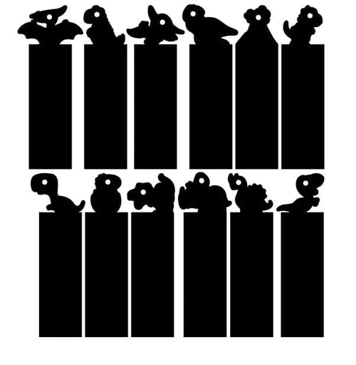 Planet Gates 12Pcs Dinosaur / CHINA 12 Pcs Animal Bookmarks Scratch Drawing Paper Diy Magic Scratch Art Kids Painting Book Creative Card Educational Toy with Tools