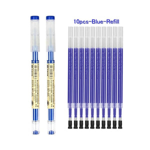 Planet Gates 12pcs/Lot Japan Fine Point Pen 0.35mm Black Blue Red Ink Gel Pen Ballpoint Pen School Office Student Writing Stationery Supply