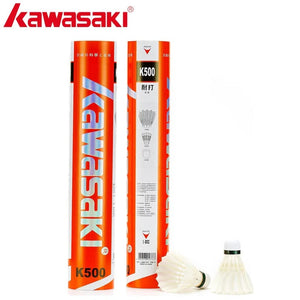 Planet Gates 12Pcs/lot Kawasaki King Kong 500 Badminton Goose Feather Shuttlecock Speed 77 Durable Badminton Ball for Training Exercise