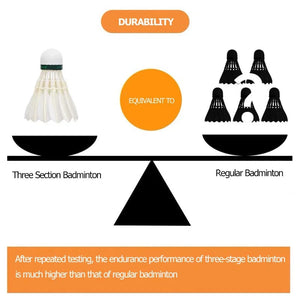 Planet Gates 12Pcs/lot Kawasaki King Kong 500 Badminton Goose Feather Shuttlecock Speed 77 Durable Badminton Ball for Training Exercise