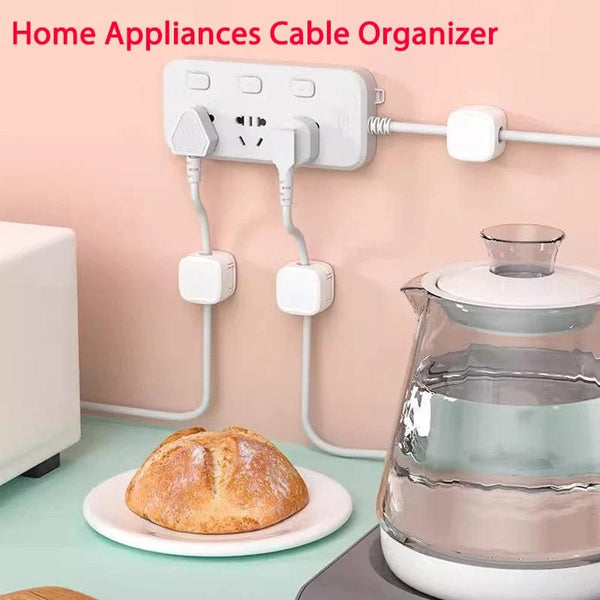 Planet Gates 12PCS White Magnetic Cable Clip Cable Holder,Adhesive Wire Keeper Cord Cable Organizer ,Usb Charging Line Winder For Office Desktop Home