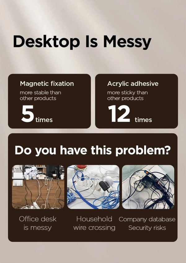 Planet Gates 12PCS White Magnetic Cable Clip Cable Holder,Adhesive Wire Keeper Cord Cable Organizer ,Usb Charging Line Winder For Office Desktop Home