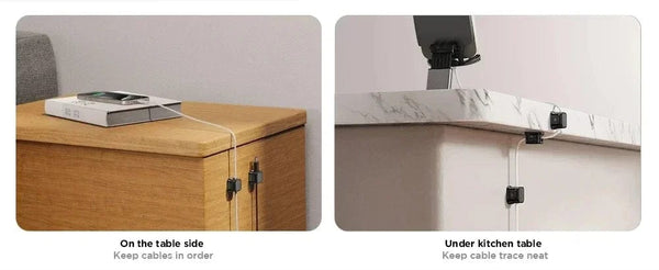 Planet Gates 12PCS White Magnetic Cable Clip Cable Holder,Adhesive Wire Keeper Cord Cable Organizer ,Usb Charging Line Winder For Office Desktop Home