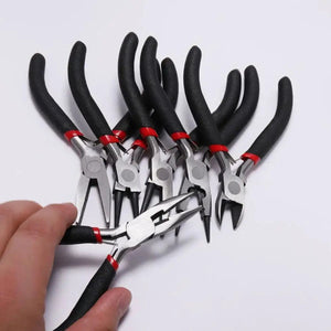 Planet Gates 12style Jewelry Pliers Tools & Equipment Kit Long Needle Round Nose Cutting Wire Pliers For DIY Jewelry Making Tool Accessories