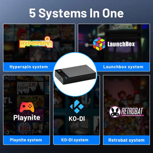Planet Gates 12TB Gaming HDD with Hyperspin Launchbox Retrobat Playnite with 86000+ Retro Video Games Super Console for PS3/PS2/PS/WII/WIIU
