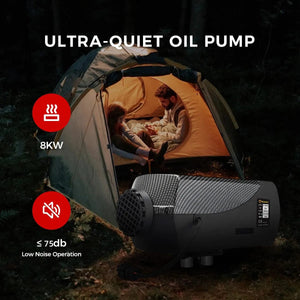 Planet Gates 12V&24V 5KW Car Parking Night Diesel Air Heater 10L Tank LCD Screen bluetooth APP Remote Control Voice Broadcast for RV Van