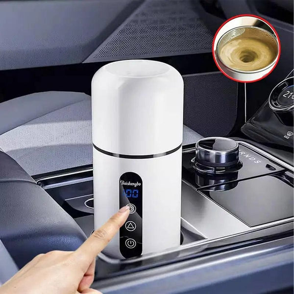 Planet Gates 12V 24V Car Heating Cup Electric Kettle Stainless Steel Smart Temperature Control Touch LCD Display Travel Coffee Mug Warmer