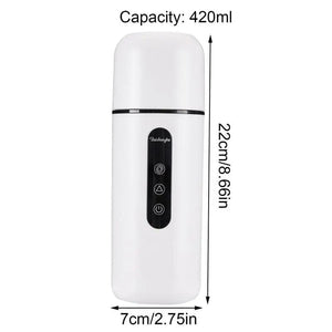 Planet Gates 12V 24V Car Heating Cup Electric Kettle Stainless Steel Smart Temperature Control Touch LCD Display Travel Coffee Mug Warmer