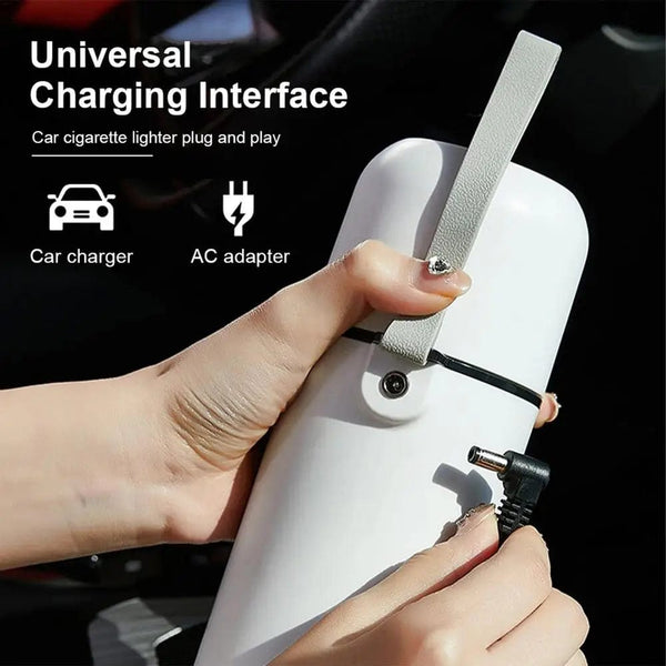 Planet Gates 12V 24V Car Heating Cup Electric Kettle Stainless Steel Smart Temperature Control Touch LCD Display Travel Coffee Mug Warmer