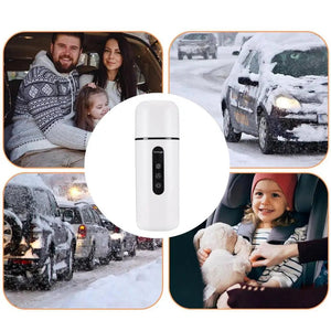 Planet Gates 12V 24V Car Heating Cup Electric Kettle Stainless Steel Smart Temperature Control Touch LCD Display Travel Coffee Mug Warmer