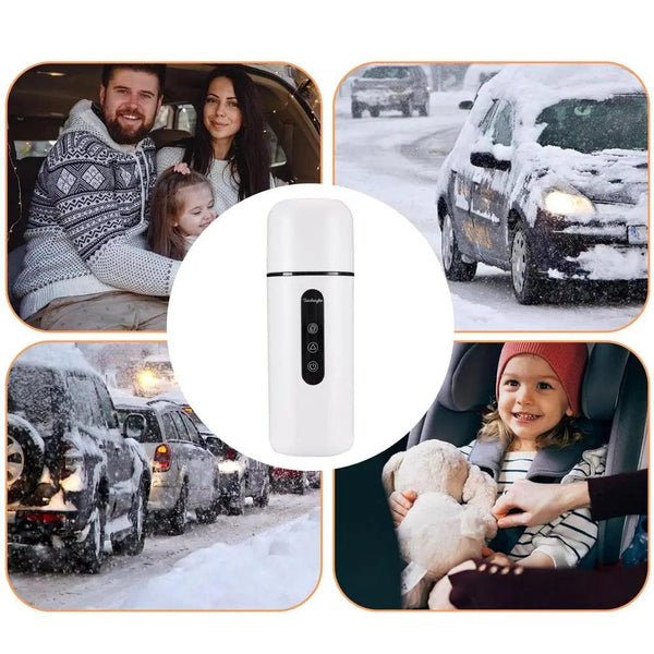 Planet Gates 12V 24V Car Heating Cup Electric Kettle Stainless Steel Smart Temperature Control Touch LCD Display Travel Coffee Mug Warmer