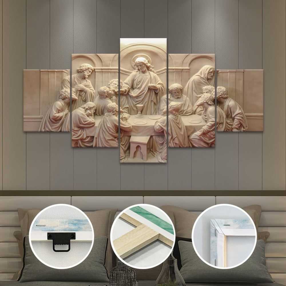 Planet Gates 12x16 12x24 30.48x81.28cm Framed 5pcs Wooden Framed Canvas Poster, Religious Art, God Creator Canvas Poster, Ideal Gift For Bedroom Living Room Corridor, Wall Art, Wall Decor, Winter Decor, Wall Decor, Room Decoration