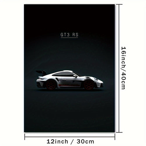 Planet Gates 12x16in / 30x40cm 1pc Unframed Canvas Poster, Modern Art, GT3 RS Car Poster, For Bedroom Living Room Corridor, Wall Art, Wall Decor, Winter Decor, Room Decoration