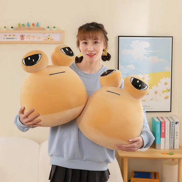 Planet Gates 13-40cm My Pet Pou Kawaii Plush Toy Stuffed Animal Game Soft Anime Doll Cotton Sofa Sleeping Pillow Birhday Gift for Children