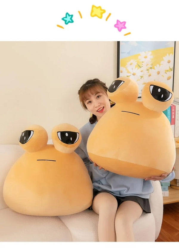 Planet Gates 13-40cm My Pet Pou Kawaii Plush Toy Stuffed Animal Game Soft Anime Doll Cotton Sofa Sleeping Pillow Birhday Gift for Children