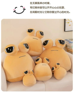Planet Gates 13-40cm My Pet Pou Kawaii Plush Toy Stuffed Animal Game Soft Anime Doll Cotton Sofa Sleeping Pillow Birhday Gift for Children