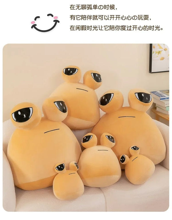 Planet Gates 13-40cm My Pet Pou Kawaii Plush Toy Stuffed Animal Game Soft Anime Doll Cotton Sofa Sleeping Pillow Birhday Gift for Children