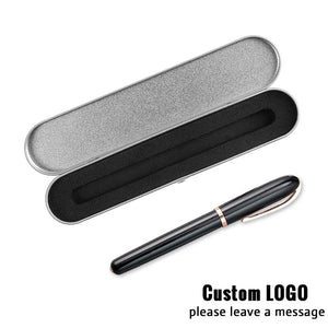 Planet Gates 13 / black Exquisite Gift Box Ballpoint Pen Set Business Customized Logo Office Accessories Student Teacher Gift Writing Pens Carving Name