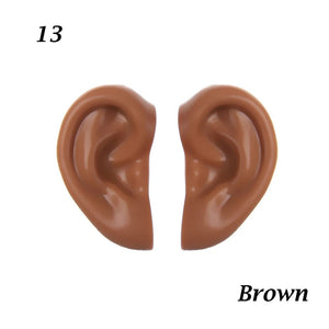 Planet Gates 13 blyth doll icy toy ears toy white natural tan dark and super black skin, only ears no doll