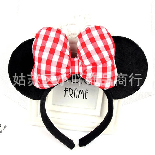 Planet Gates 13 Mouse Headband Cartoon Ears Sequin Bows Hairband Party Cosplay Hair Accessories Children Adults Toys Gift