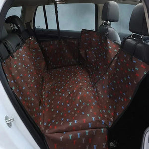 Planet Gates 130x150x38cm / Coffee Dog Waterproof Pet Dog Car Seat Cover Protector Printed Scratchproof Car Back Seat Cover Protector Pad with Printing for Dogs Travel