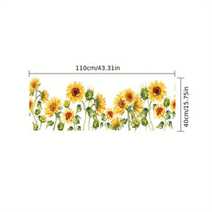 Planet Gates 135 1pc Floral Print Electrostatic Window Film - Enhance Your Home Decor with a Beautiful Flower Theme