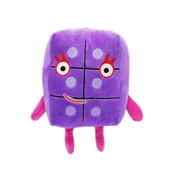 Planet Gates 14-30cm Cartoon number Plush Doll Toy Educational Stuffed Movie TV number Toys Kids Gift early childhood education doll