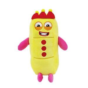 Planet Gates 14-30cm Cartoon number Plush Doll Toy Educational Stuffed Movie TV number Toys Kids Gift early childhood education doll